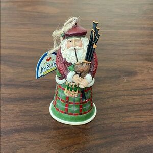 Jim Shore Heartwood creek, Scottish Santa ornament. 6.75" H.